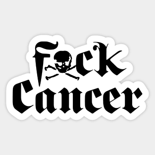 F*ck Cancer Merch F*ck Cancer Logo Sticker